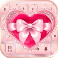 Pink Love keyboard on 9Apps