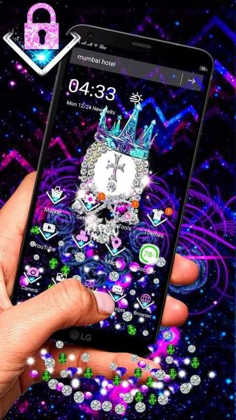 Diamond Skull Gravity Theme ** screenshot 2