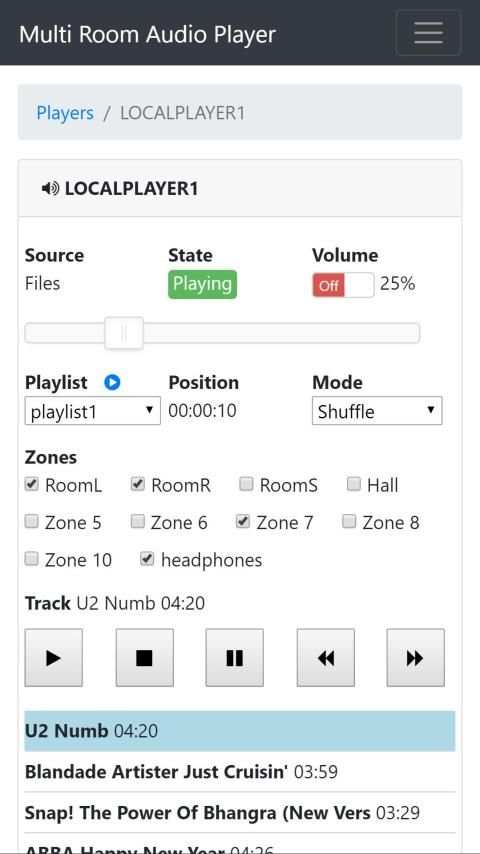 Multi Room Audio Player Remote स्क्रीनशॉट 3