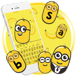 ikon Yellow Cute Cartoon Keyboard Theme