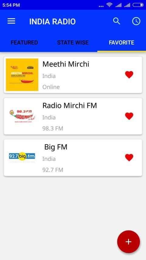 India Radio FM app screenshot 1