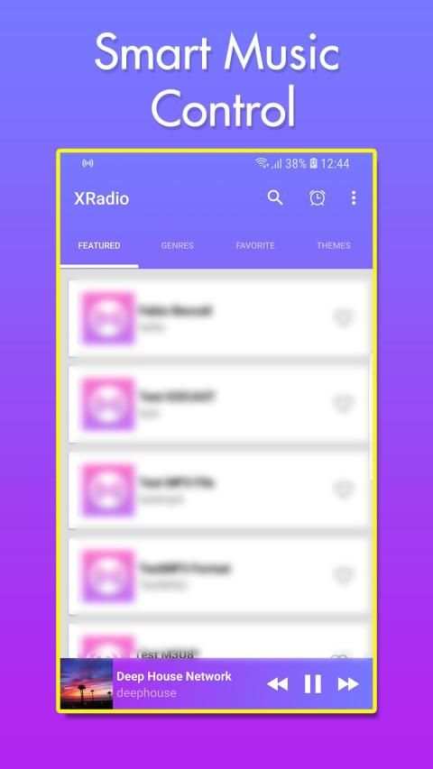 XRadio - Free Podcast & Radio Player स्क्रीनशॉट 1
