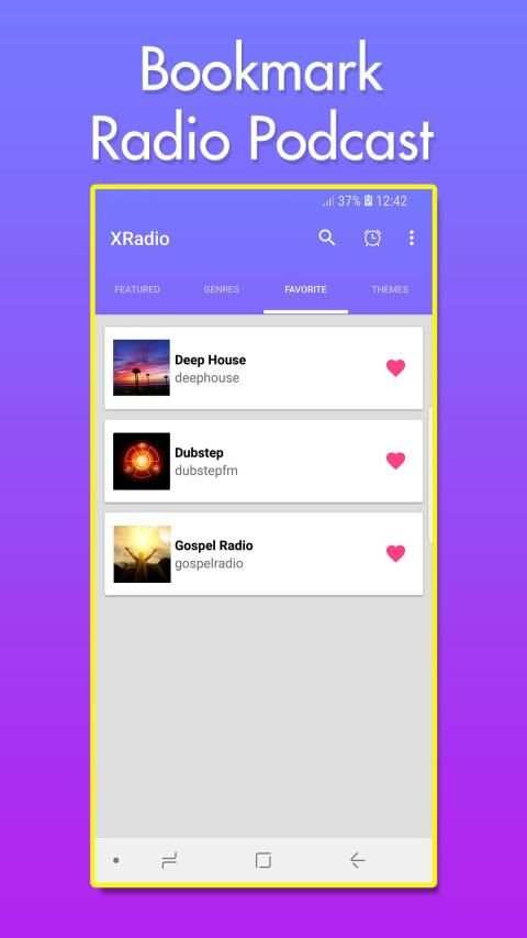 XRadio - Free Podcast & Radio Player स्क्रीनशॉट 5