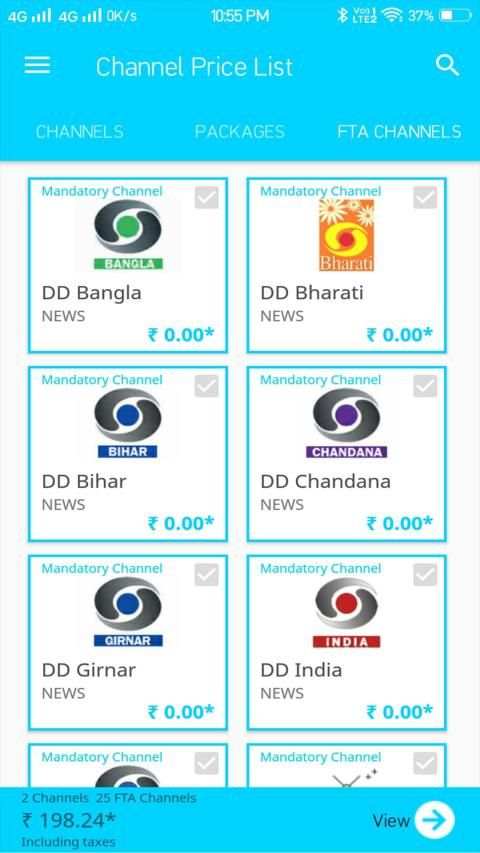 All TV Channel Price screenshot 1