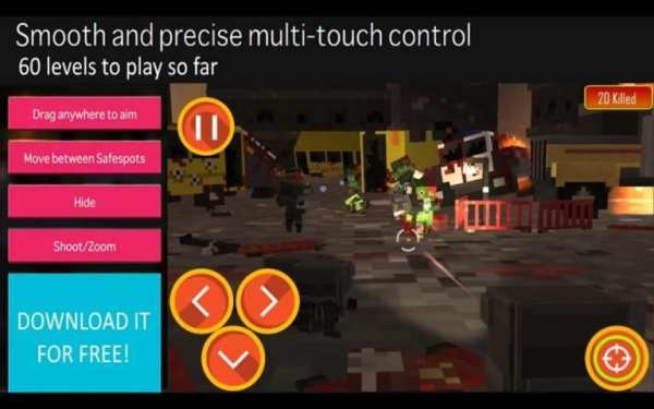 Zombie Shooter Craft Survival screenshot 1
