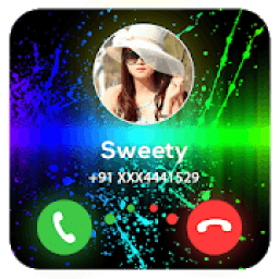 ikon Color Phone Caller Screen Theme - Call Flash &amp; LED