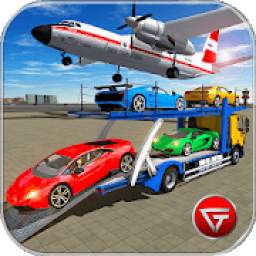 Cargo Airplane: Car Transporter Truck Driving Game