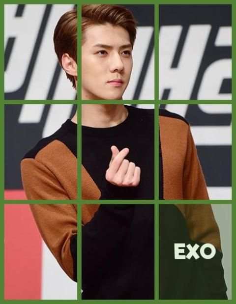 EXO [SEHUN] Puzzle Game screenshot 1