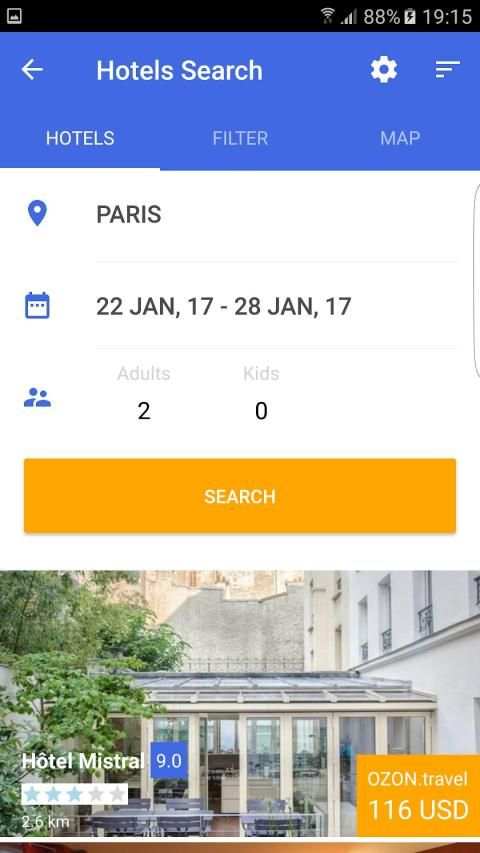 moboHotel - hotels search screenshot 5