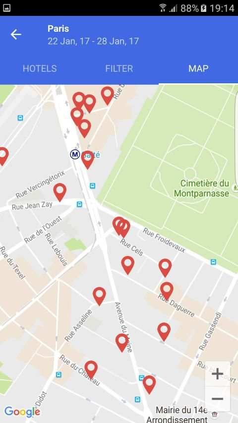 moboHotel - hotels search screenshot 1
