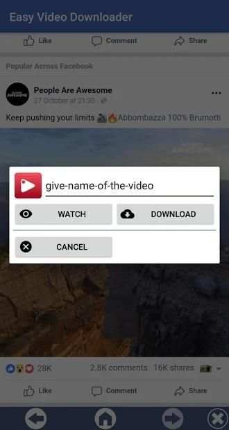 Easy Facebook Video Downloader screenshot 6