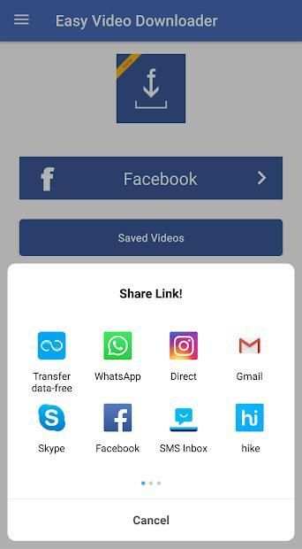 Easy Facebook Video Downloader screenshot 2