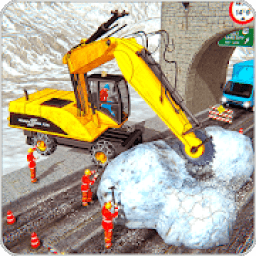ikon Snow Plow Heavy Excavator Crane: Snow Cutter Sim