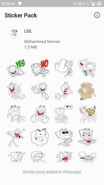 Funny What's App Sticker - WA Stickers स्क्रीनशॉट 4