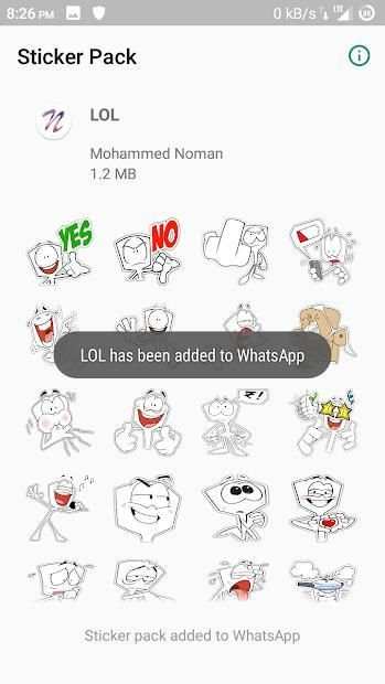 Funny What's App Sticker - WA Stickers स्क्रीनशॉट 1