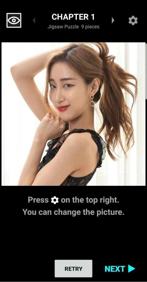 Sexy Korean Girl Puzzle screenshot 1