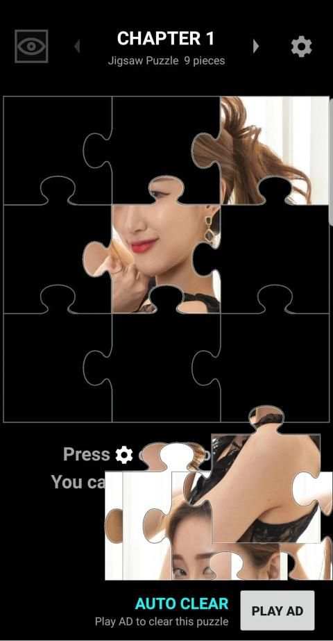 Sexy Korean Girl Puzzle screenshot 2