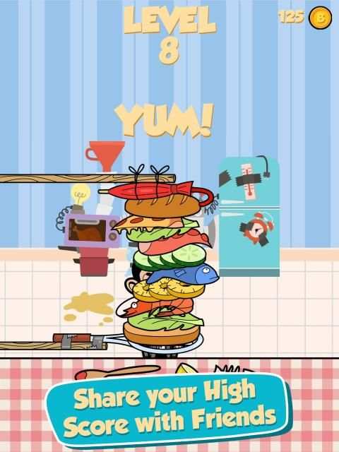 Mr Bean - Sandwich Stack screenshot 2