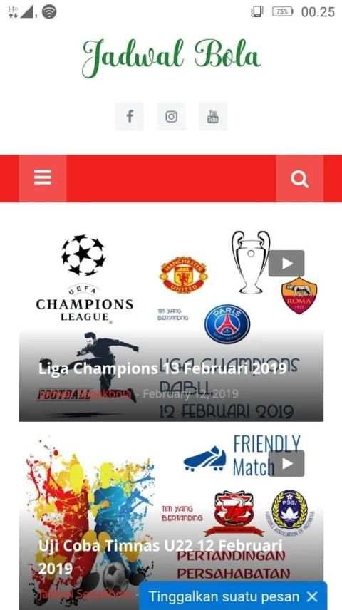 Jadwal Bola screenshot 8
