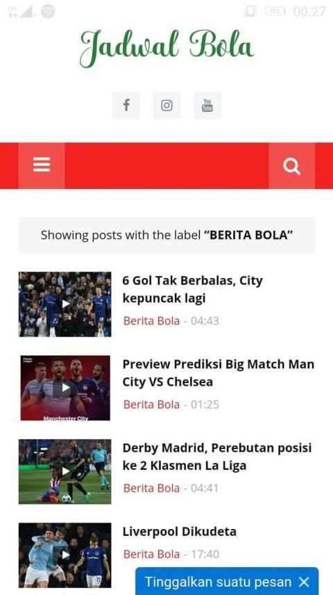 Jadwal Bola screenshot 5
