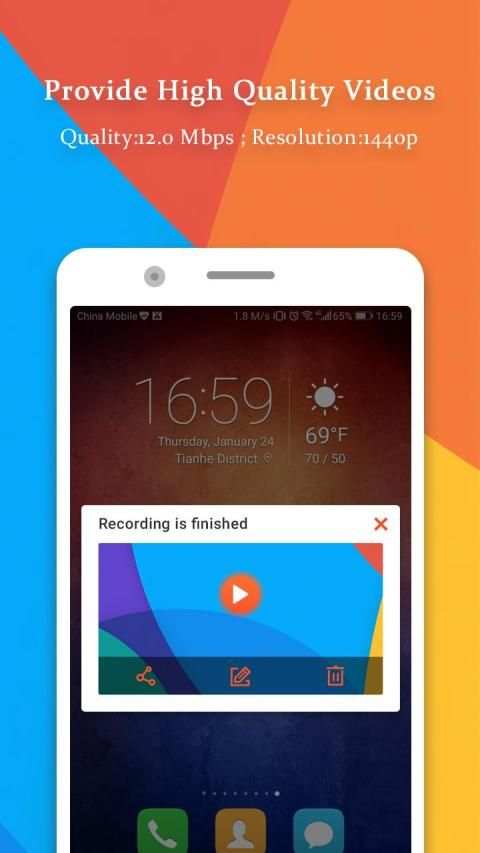 EC Screen Recorder - Capture, Edit, Video screenshot 1