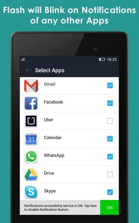 LED Flash Alerts on Call & SMS screenshot 1