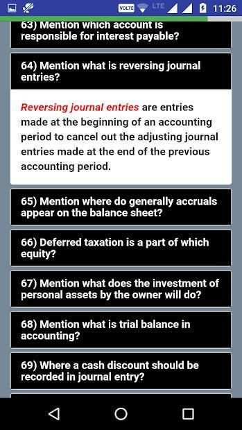 Accounting Interview Questions स्क्रीनशॉट 2