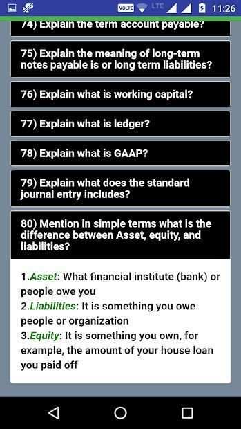 Accounting Interview Questions स्क्रीनशॉट 1