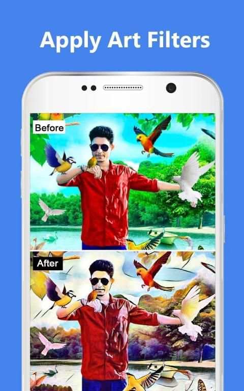Birds Photo Editor स्क्रीनशॉट 6
