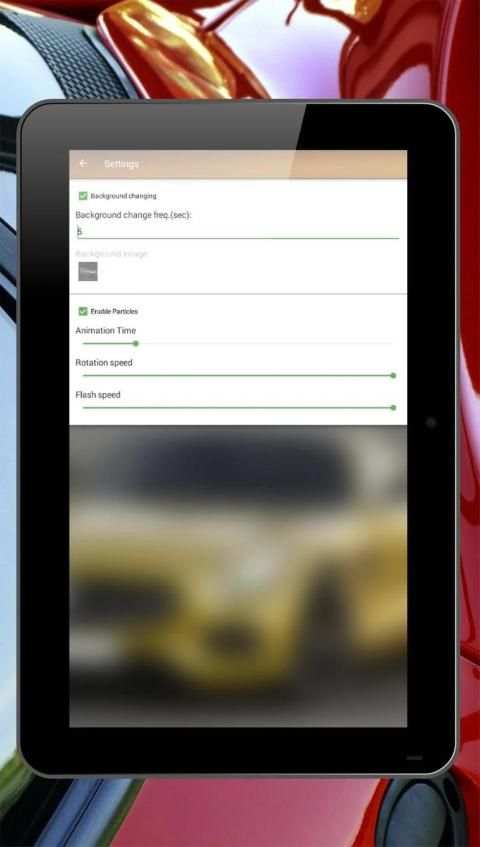 Supercars Live Wallpaper screenshot 1