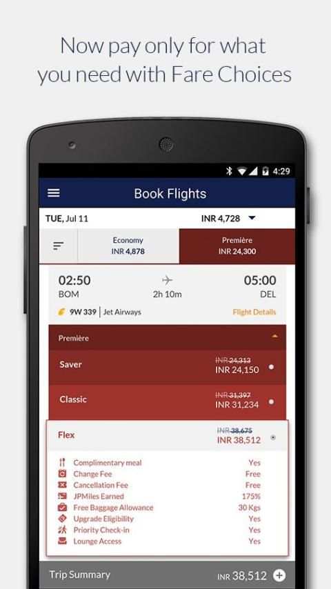 Jet Airways screenshot 4