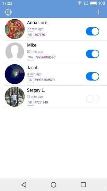 Netwa - tracker for Whatsapp, Telegram, VK screenshot 4