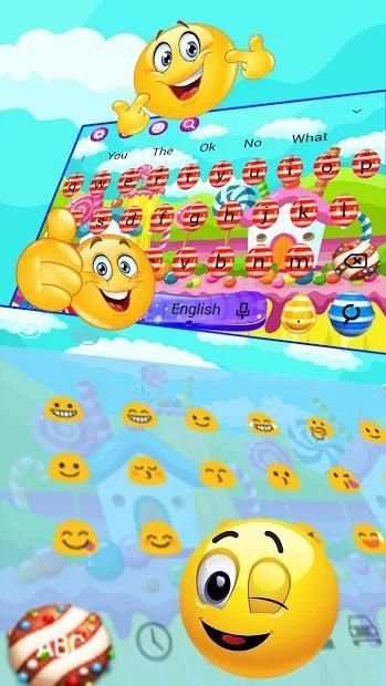 Sweet Candy Keyboard Theme screenshot 1