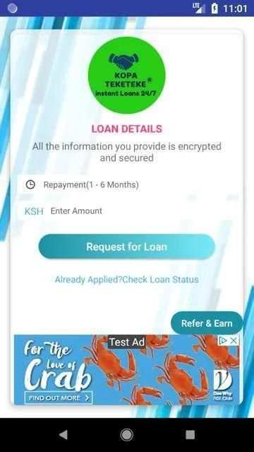 Kopa Teketeke Loans screenshot 2