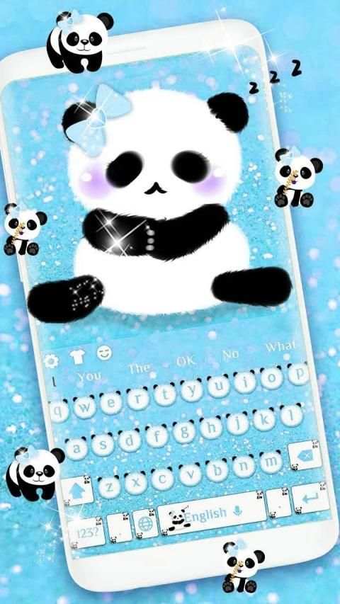 Blue Panda Keyboard स्क्रीनशॉट 1