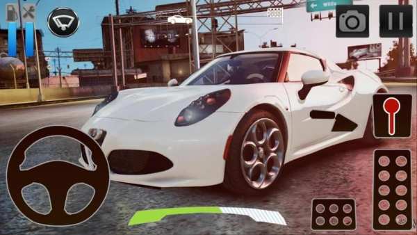 Car Driving Simulator Alfa Romeo screenshot 3
