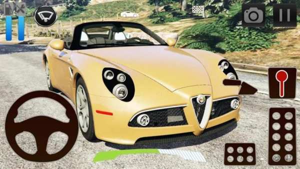 Car Driving Simulator Alfa Romeo screenshot 1