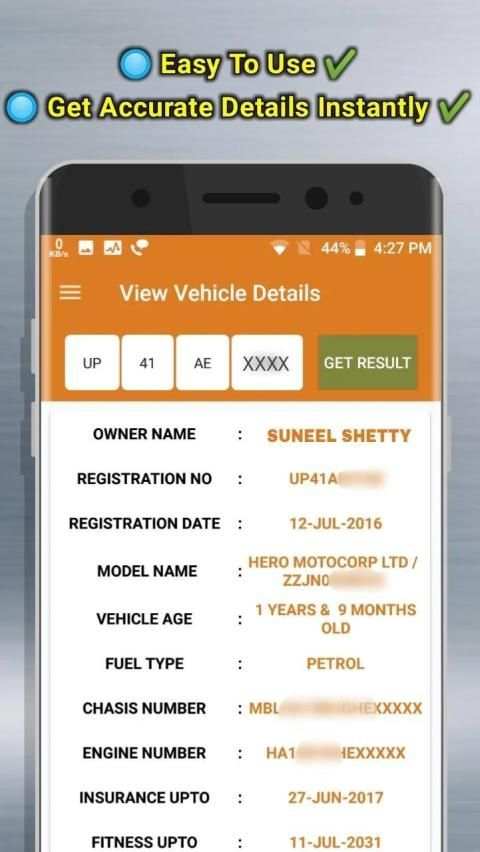 RTO View Vehicle Details - RTO vahan Information screenshot 4