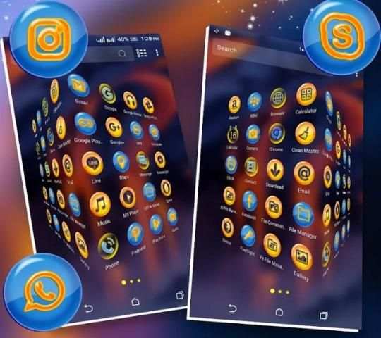 Volcano Hill Launcher Theme screenshot 2