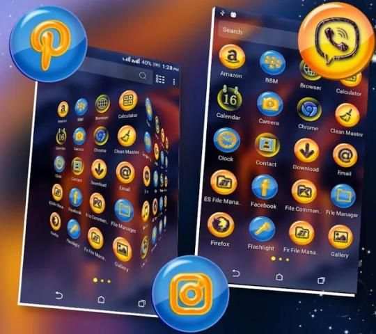 Volcano Hill Launcher Theme screenshot 4