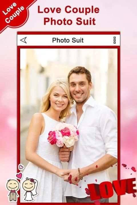 Love Couple Photo Suit : Valentine Romantic Couple screenshot 1