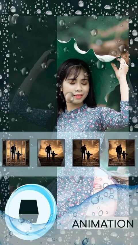Rain snow video maker screenshot 5
