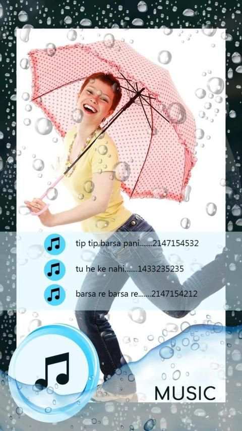 Rain snow video maker screenshot 1