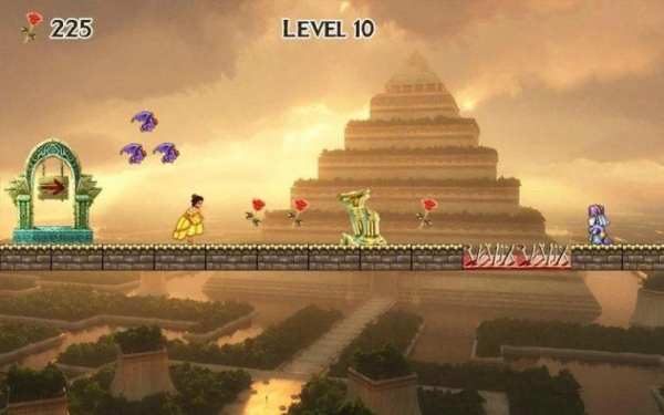 Princess Temple Train Running Games screenshot 1
