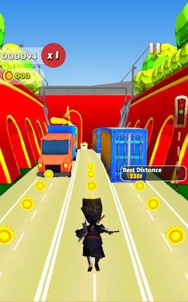 Run Subway Ninja स्क्रीनशॉट 1