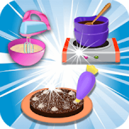 ikon Cooking Chocolate Cake : Games For Girls