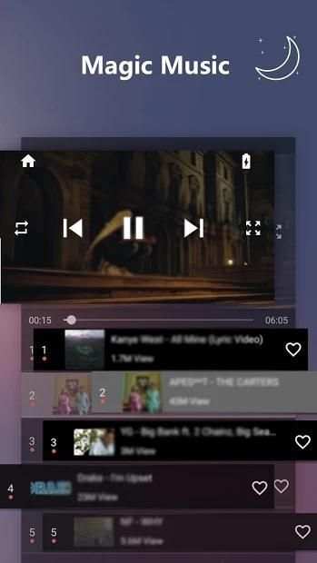 Magic Music - Free Music Video for YouTube screenshot 1