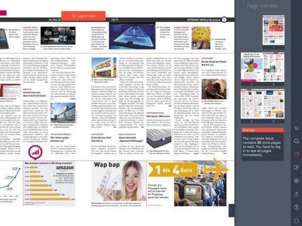 INTERNET WORLD Business screenshot 1
