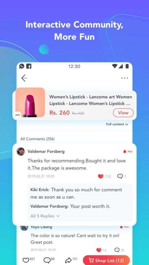 Yoli - Products Shopping & Sharing APP स्क्रीनशॉट 1