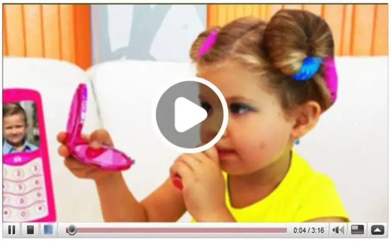 Kids Diana Show official  channel on smartphone screen on